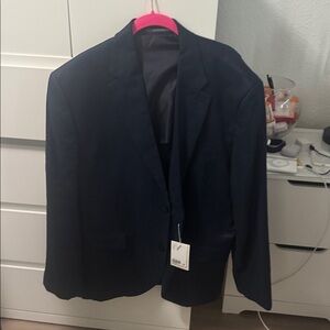 Elegant Blue Blazer H&M linen